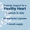 Life Extension FLORASSIST® Probiotic Heart Health, Lactobacillus reuteri 30242, Promotes Heart Health and Already Healthy Cholesterol Levels, Gluten-Free, Non-GMO, Vegetarian, 60 Capsules