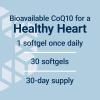 Life Extension Super Ubiquinol CoQ10 with Enhanced Mitochondrial Support, Heart Health Supplement, Maximum Absorption, 50 mg, Non-GMO, Gluten-Free, 30 softgels(100 mg)