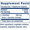 Life Extension L-Carnitine – 500 mg, Energy Supplement, Memory Supplement – Free Form Amino Acid, Nitric Oxide Support, Healthy Blood Pressure – Gluten-Free, Non-GMO, Vegetarian – 30 Capsules(30 Count (Pack of 2))