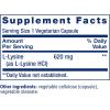 Life Extension L-Lysine, 620 mg, Essential Amino Acid for Healthy nitrogen Balance, Calcium Metabolism, Stress Response & More, Gluten-Free, Non-GMO, Vegetarian, 100 Capsules(100 Count (Pack of 1))