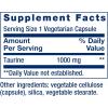 Life Extension Taurine, Pure Taurine Amino Acid Supplement, Heart, Liver and Brain Health, Longevity, Muscle and Exercise, 1000 mg dose, Non-GMO, Gluten-Free, Vegetarian, 90 Vegetarian Capsules(90 Count (Pack of 1))