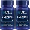 Life Extension L-Carnitine – 500 mg, Energy Supplement, Memory Supplement – Free Form Amino Acid, Nitric Oxide Support, Healthy Blood Pressure – Gluten-Free, Non-GMO, Vegetarian – 30 Capsules(30 Count (Pack of 2))