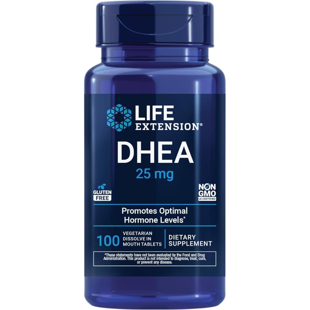imageLife Extension DHEA 100 Mg Vegetarian Capsules 60 Count100 Count Pack of 1