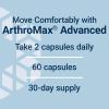 Life Extension ArthroMax® Advanced NT2 Collagen™ & AprèsFlex®, glucosamine sulfate, Boswellia (Indian Frankincense), Joint Health, Mobility, Gluten-Free, Non-GMO, 60 Capsules(Collagen)