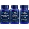 Life Extension Two-Per-Day Multivitamin, 60 capsules | BioActive Complete B-Complex, 60 capsules | Vitamin D3 125 mcg (5000 IU), 60 softgels | Bone & immune health, energy and metabolism support