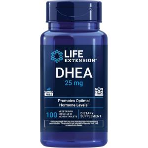 Life Extension DHEA 100 Mg Vegetarian Capsules, 60 Count(100 Count (Pack of 1))