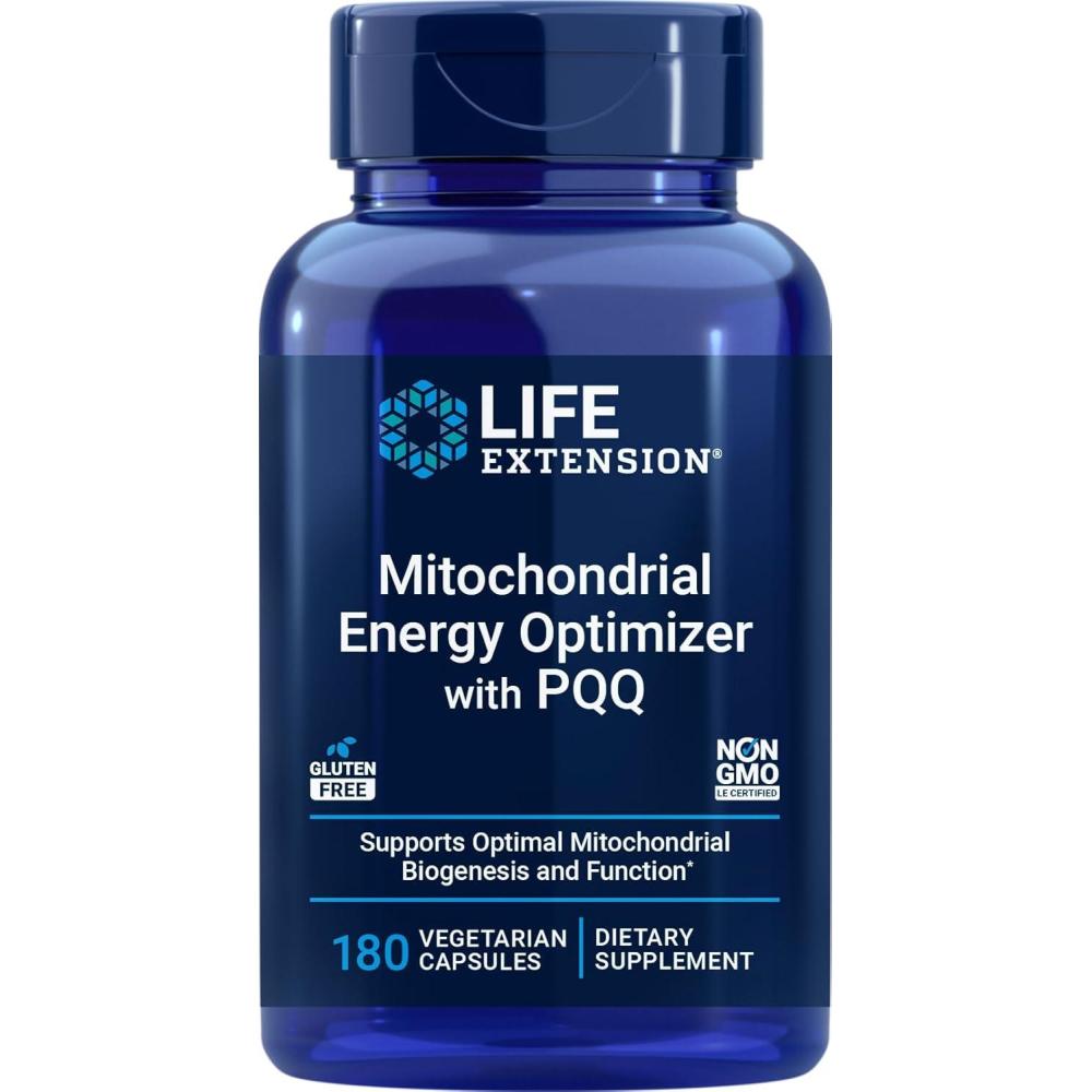 imageLife Extension Mitochondrial Energy Optimizer with PQQ 180 Vegetarian Capsules180 Count Pack of 1