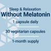Life Extension Enhanced Sleep Without Melatonin, ashwagandha, amla, Casein Milk peptides, melatonin-Free Supplement for Sleep & Stress Support, Gluten-Free, Non-GMO, Vegetarian, 30 Capsules