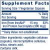 Life Extension Iron Protein Plus, Iron Protein succinylate, absorbable Iron Supplement for Whole-Body Health, Non-GMO, Gluten-Free, Vegetarian, 100 Capsules