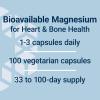 Life Extension Magnesium Citrate 100 mg Vegetarian Capsules, Blue, 100 Count(Unflavored)