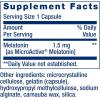 Life Extension Melatonin IR/XR, 1.5 mg, immediate- and Extended-Release Formula for Optimal Sleep Support, Healthy circadian Rhythms, Cellular Defense, Gluten-Free, Non-GMO, 60 Capsules(60 Count (Pack of 1))