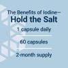 Life Extension Sea-Iodine™, kelp and bladderwrack-derived Iodine, Supports Healthy Levels of This Essential Nutrient for Thyroid Health and Beyond, Non-GMO, Gluten-Free, Vegetarian, 60 Capsules