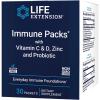 Life Extension – Immune Packs with Vitamin C & D, Zinc and Probiotic (30 Packs)