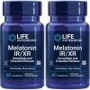 Life Extension Melatonin IR/XR, 1.5 mg, immediate- and Extended-Release Formula for Optimal Sleep Support, Healthy circadian Rhythms, Cellular Defense, Gluten-Free, Non-GMO, 60 Capsules(60 Count (Pack of 2))