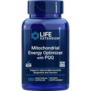 Life Extension Mitochondrial Energy Optimizer with PQQ, 180 Vegetarian Capsules(180 Count (Pack of 1))