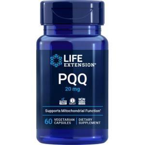 Life Extension PQQ (Pyrroloquinoline Quinone) 20 mg, 60 Vegetarian Capsules