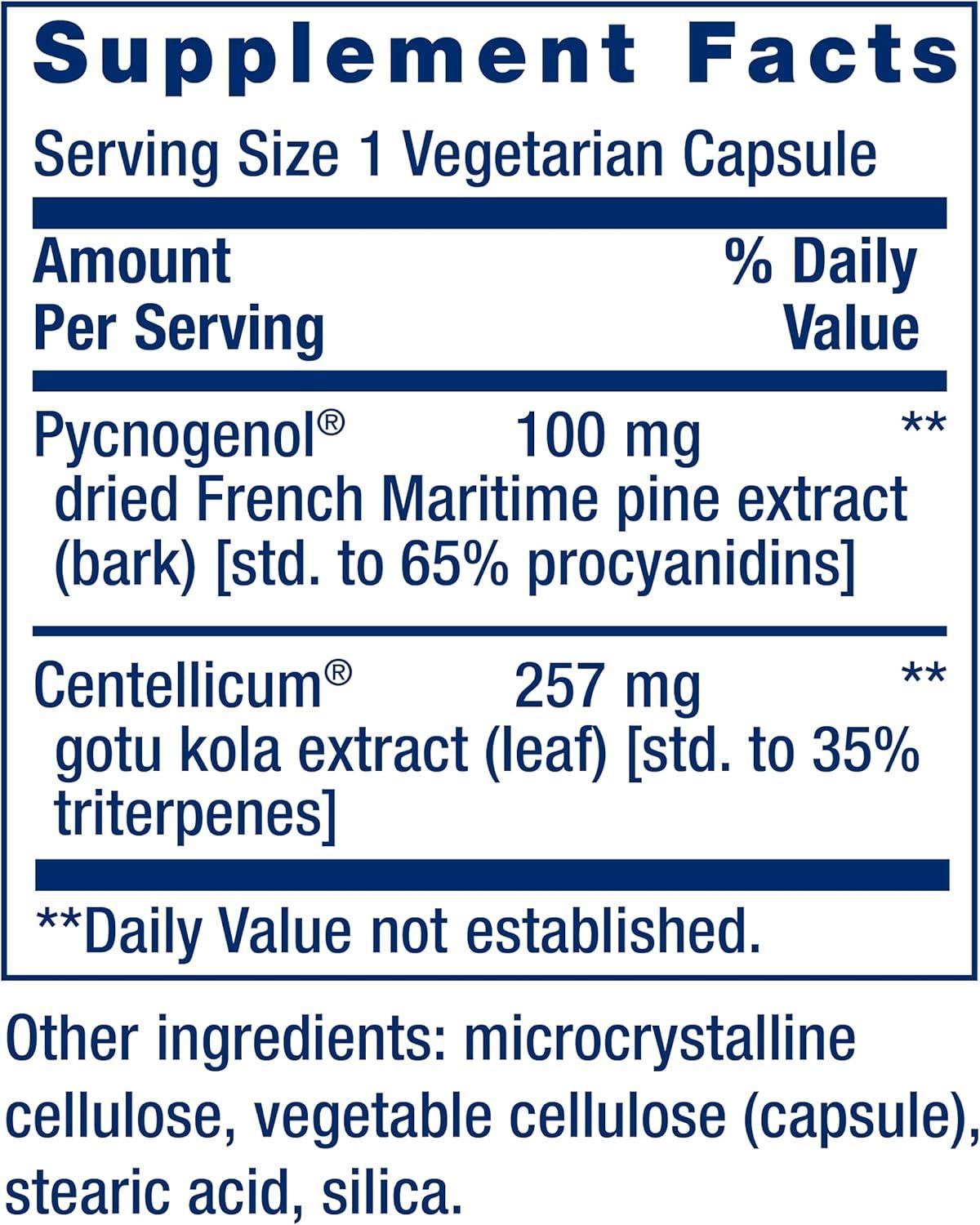 imageLife Extension Arterial Protect  Blood Pressure Supplement for Heart Health  with gotu kola and Pycnogenol Dried French Maritime Pine bark extracts  GlutenFree NonGMO Vegetarian  30 CapsulesStandard Packaging