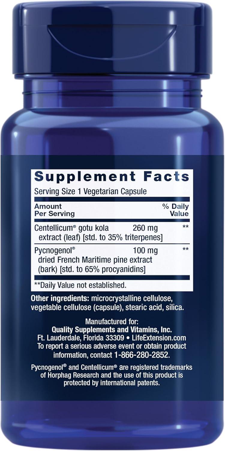 imageLife Extension Arterial Protect  Blood Pressure Supplement for Heart Health  with gotu kola and Pycnogenol Dried French Maritime Pine bark extracts  GlutenFree NonGMO Vegetarian  30 CapsulesStandard Packaging
