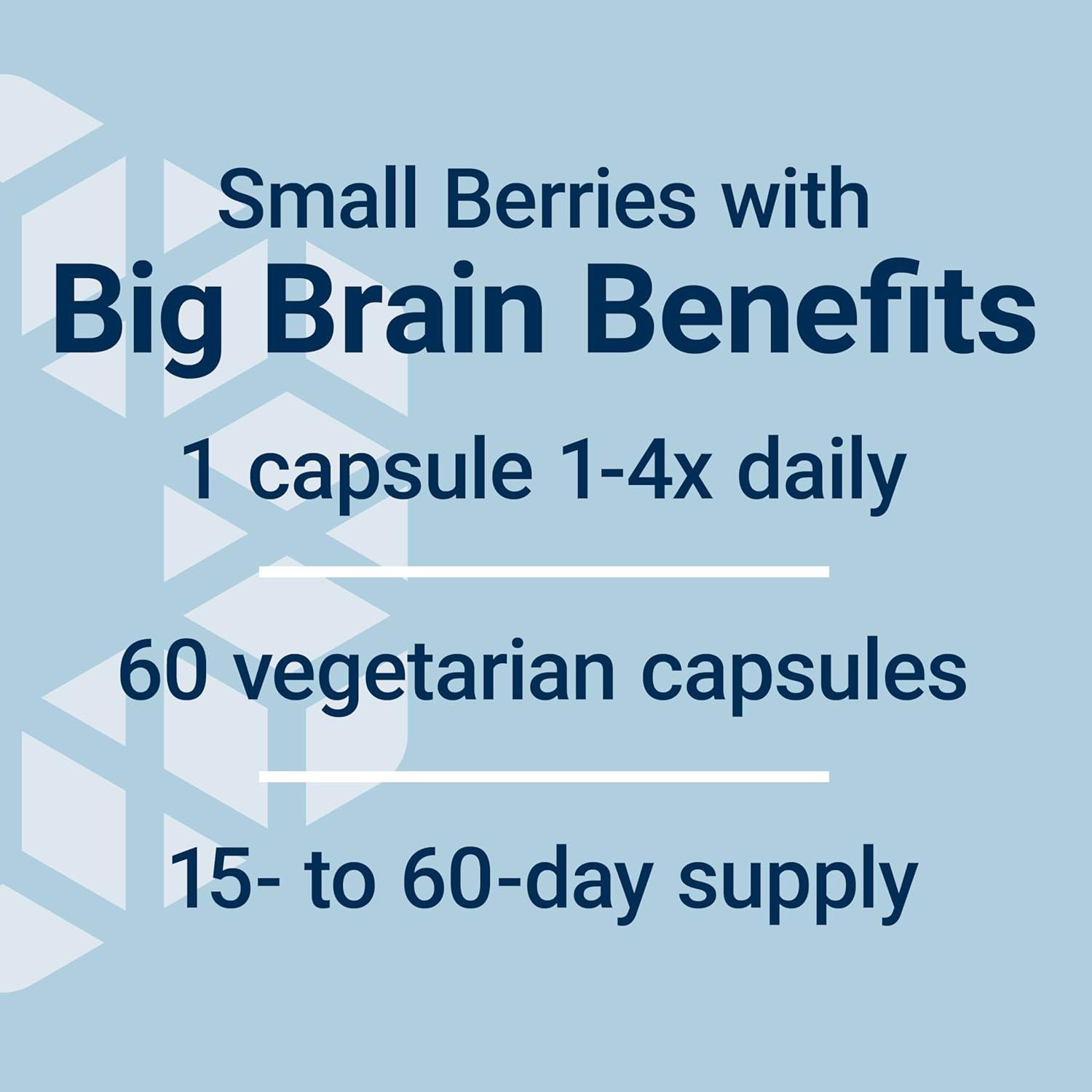 imageLife Extension Blueberry Extract Capsules supports cognitive amp memory health helps maintain alreadyhealthy cholesterol levels fights oxidative stress glutenfree nonGMO vegetarian 60 capsulesStandard Packaging