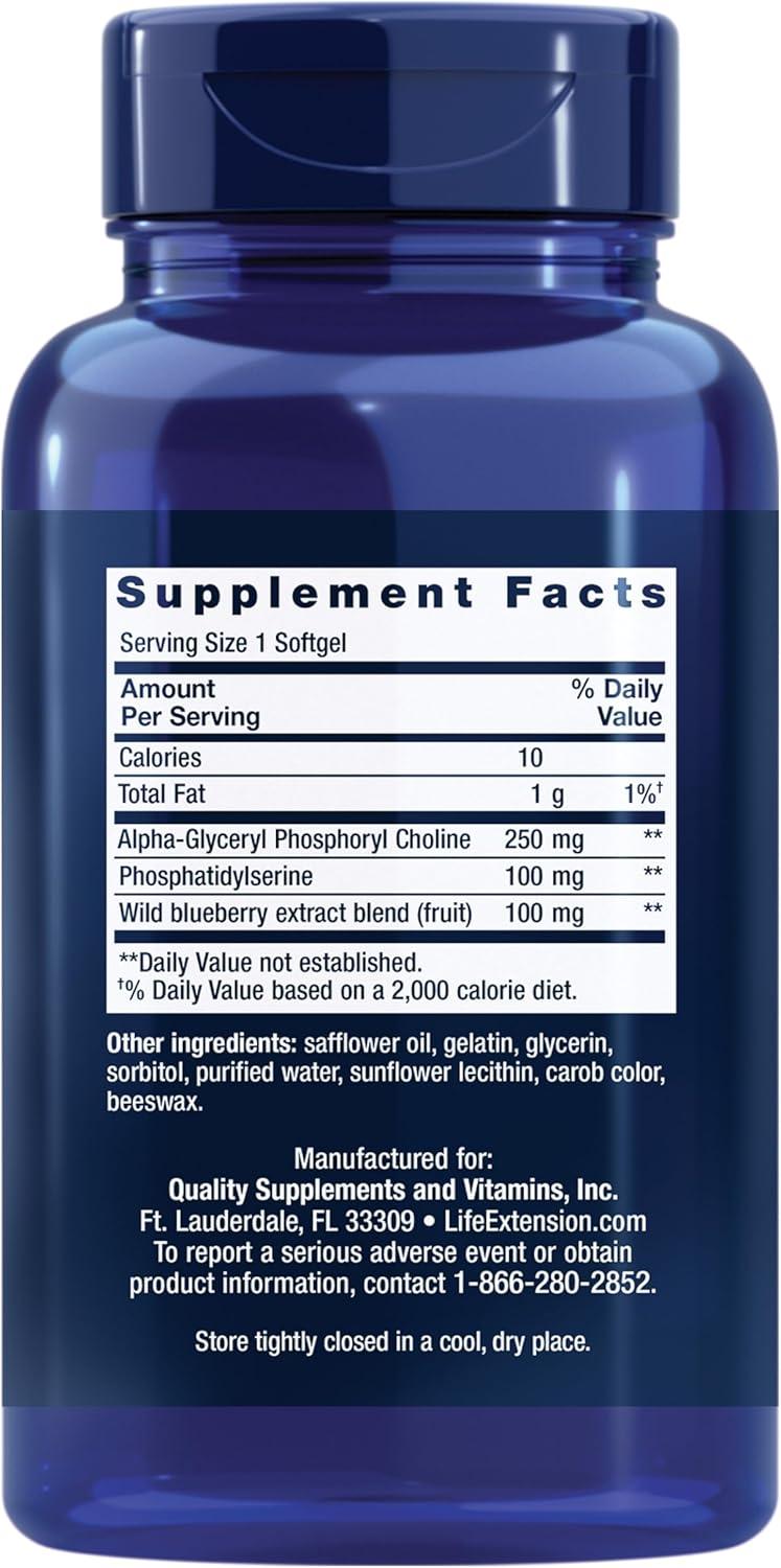 imageLife Extension Cognitex Basics 30 Softgels  MultiNutrient Formula for Brain Health Support Targeted Nutrition for Memory Focus Attention amp Overall Cognitive Performance  NonGMO GlutenFree