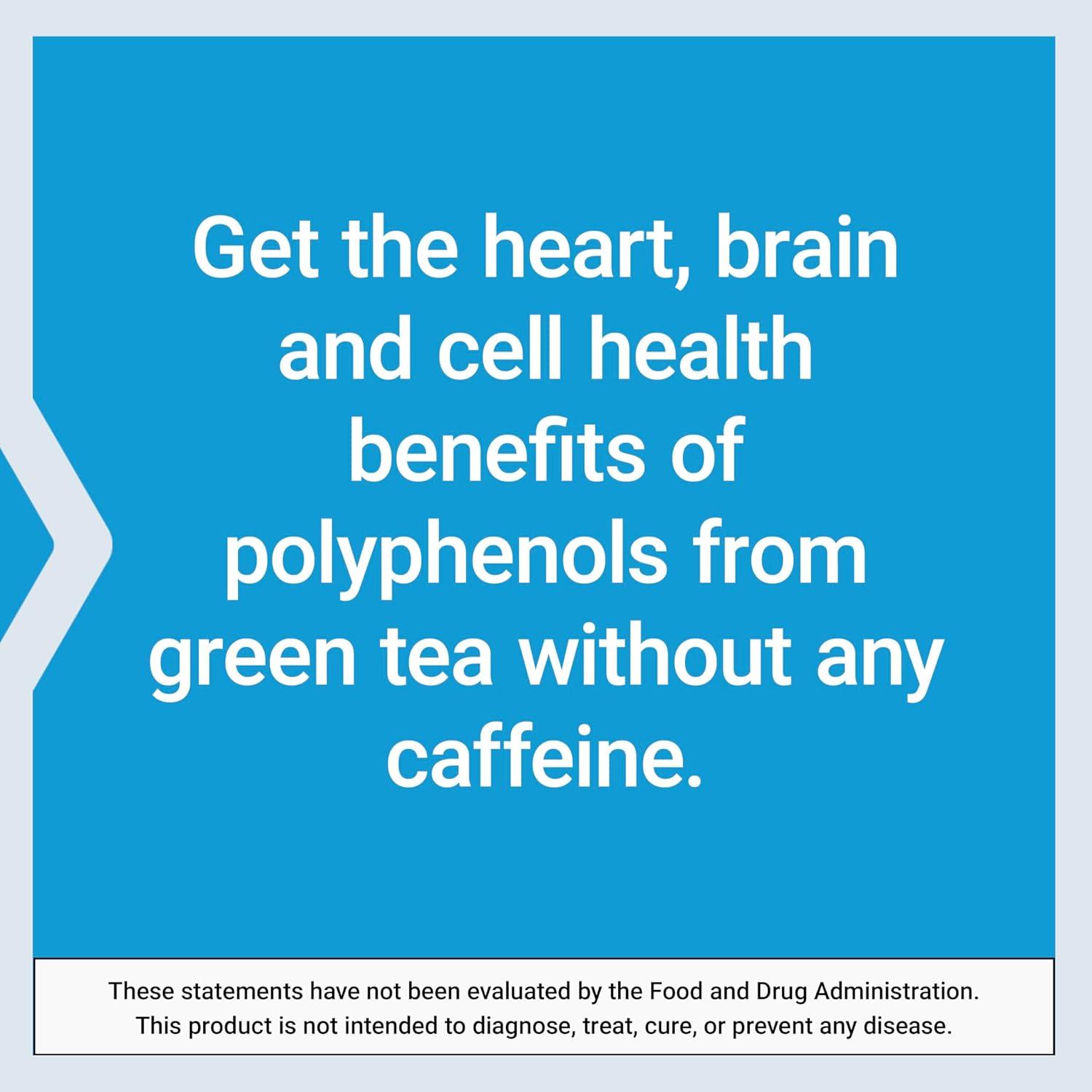 imageLife Extension Decaffeinated Mega Green Tea Extract  PolyphenolRich Cell Health Heart Health Brain Health Antioxidant Protection  NonGMO GlutenFree Vegetarian  100 Capsules100 Count Pack of 1