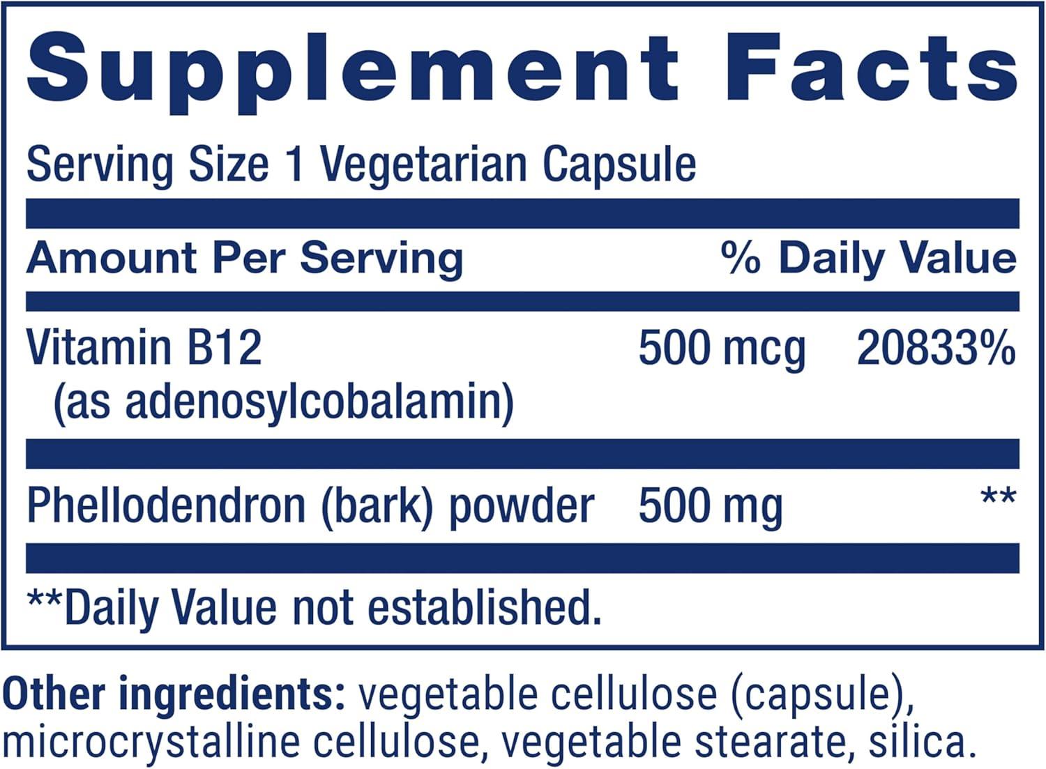 imageLife Extension Dopamine Advantage Cognitive Health Mental Sharpness Motivation Vitamin B12 phellodendron bark Powder Gluten Free NonGMO Vegetarian 30 Capsules30 Count Pack of 1