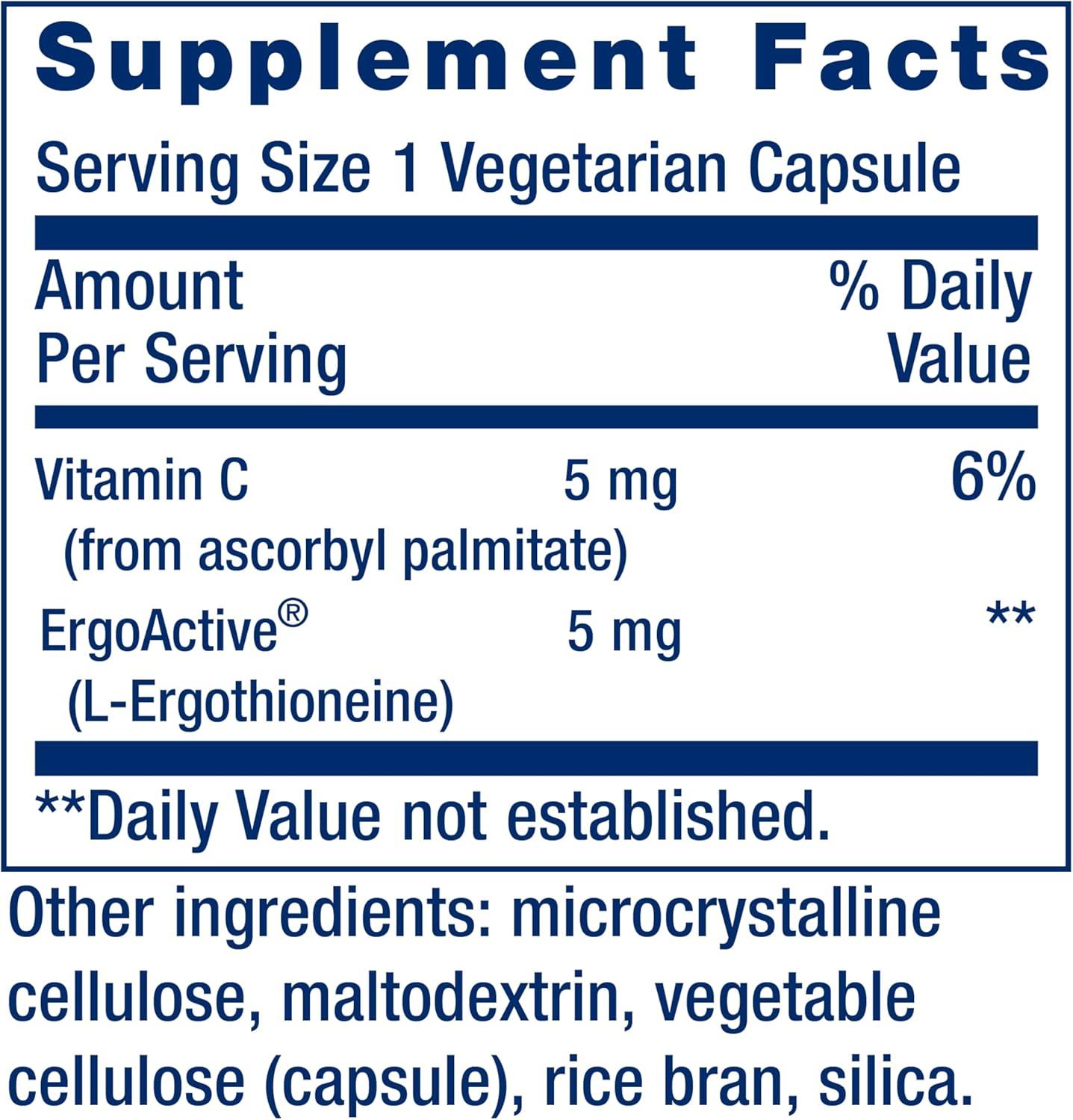 imageLife Extension Essential Youth LErgothioneine  Promotes Longevity amp Healthy Aging  GlutenFree  NonGMO  Vegetarian  5 mg  30 Vegetarian CapsulesNutritional Supplement