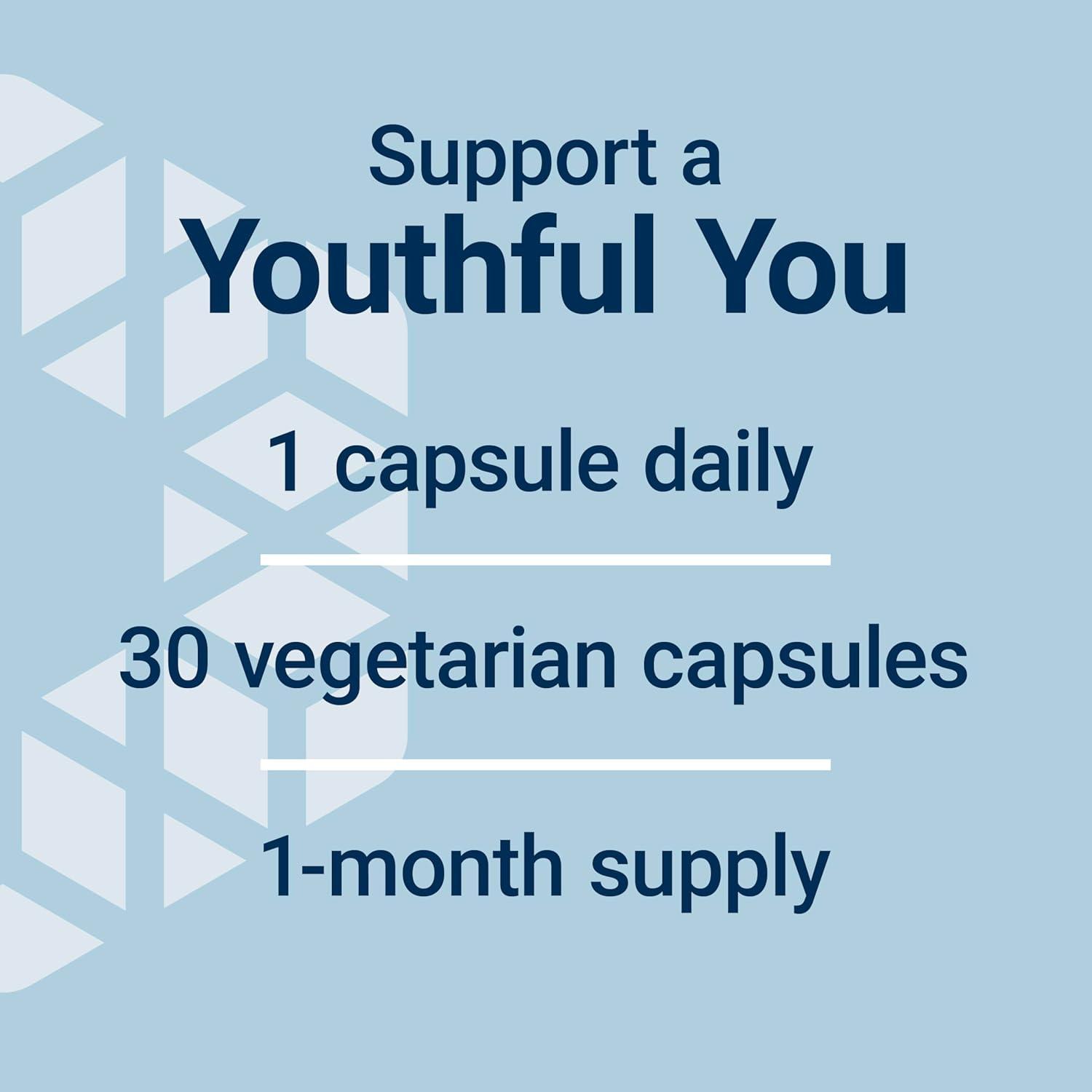 imageLife Extension Essential Youth LErgothioneine  Promotes Longevity amp Healthy Aging  GlutenFree  NonGMO  Vegetarian  5 mg  30 Vegetarian CapsulesNutritional Supplement