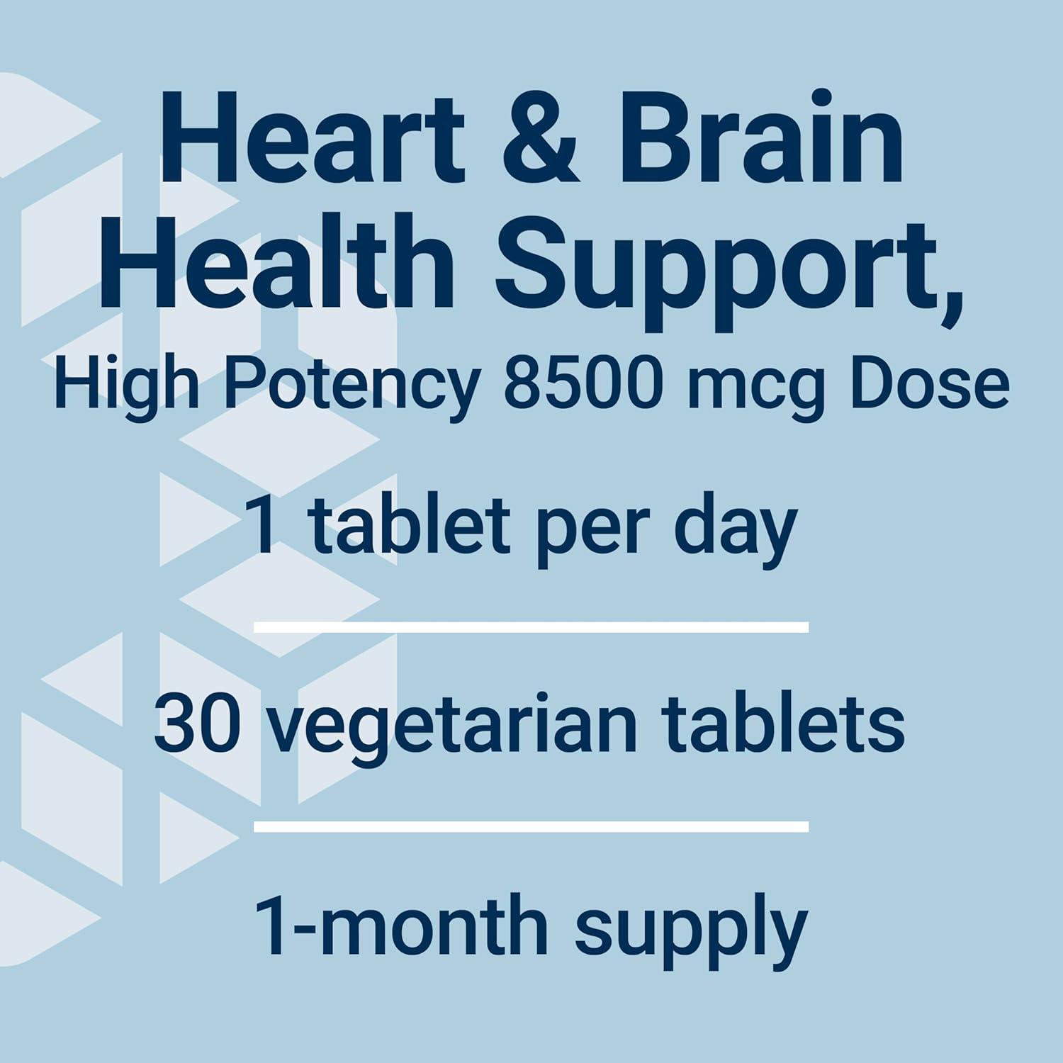 imageLife Extension High Potency Optimized Folate  Lmethylfolate  Folic Acid 8500 mcg DFE  Heart amp Brain Support Healthy Homocysteine Levels  GlutenFree NonGMO Vegetarian  30 Tablets