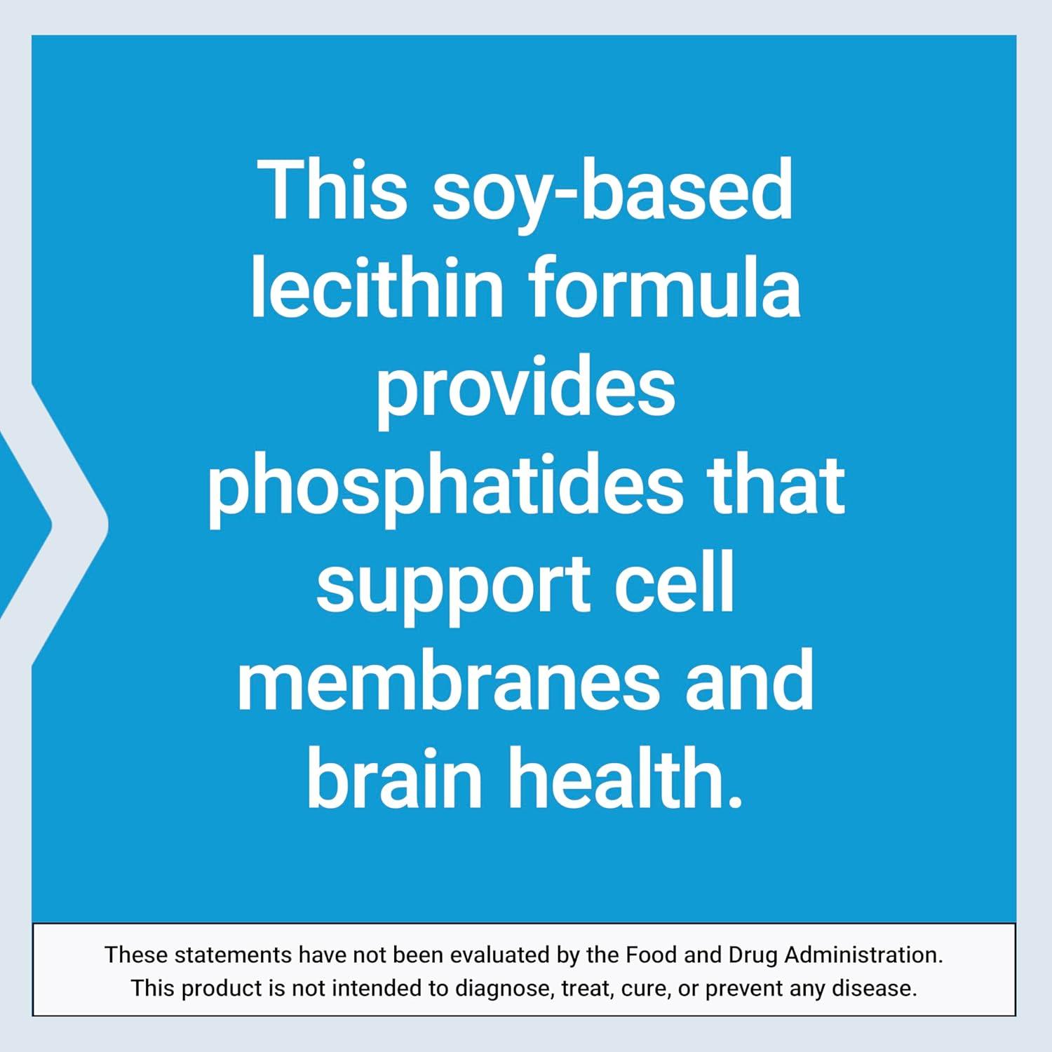 imageLife Extension Lecithin Promotes Healthy Cell Structure and Function in The Brain Gluten Free NonGMO Vegetarian 454 Grams