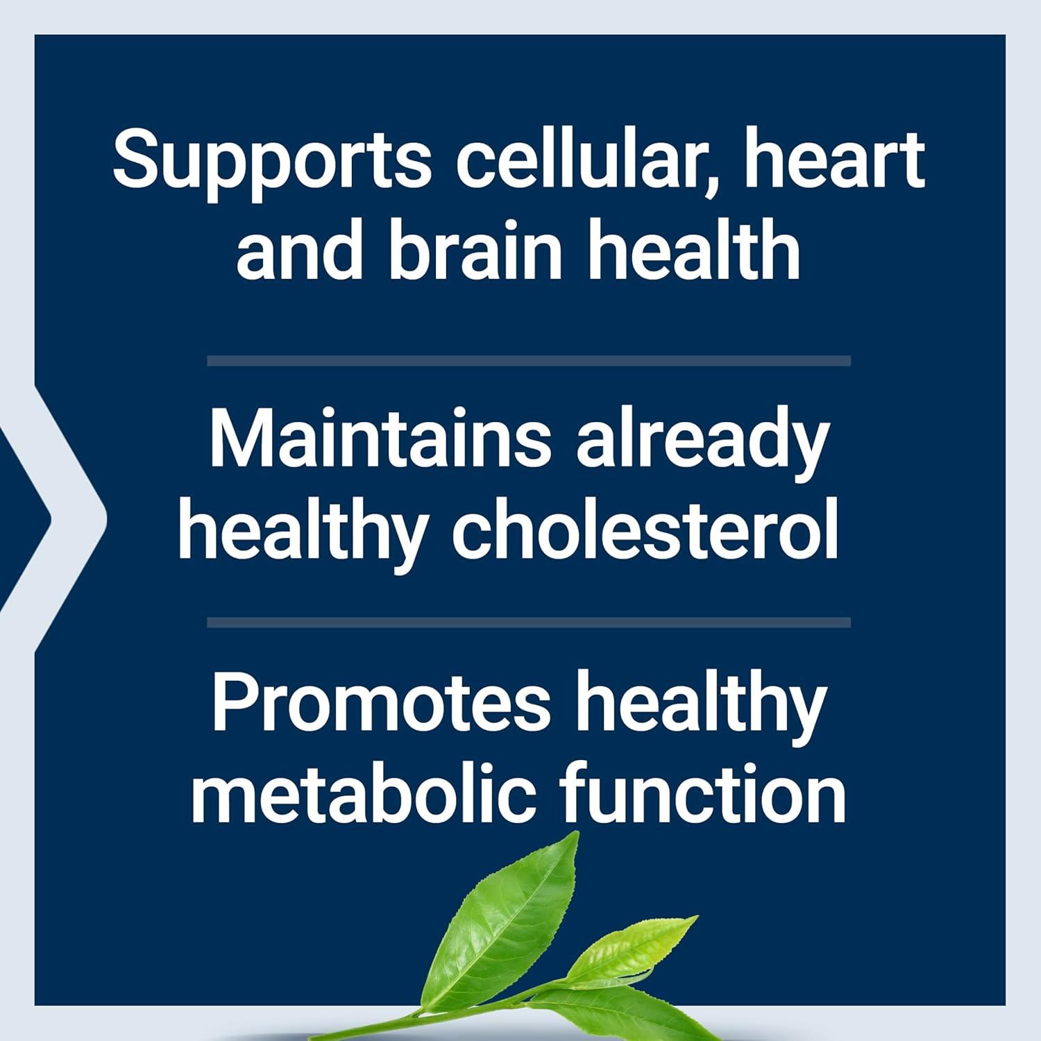 imageLife Extension Lightly Caffeinated Mega Green Tea Extract Camellia sinensis Extract with Concentrated EGCG polyphenol Content GlutenFree NonGMO Vegetarian 100 CapsulesLightly Caffeinated