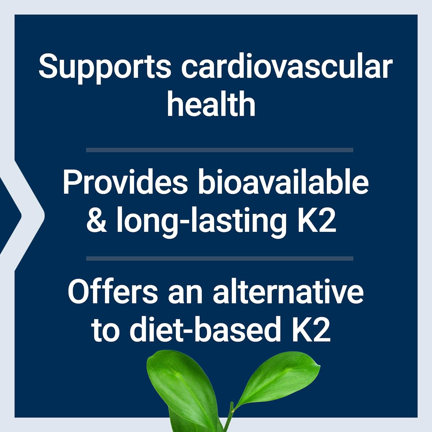 imageLife Extension Low Dose Vitamin K2  Supports Arterial Health  NonGMO GlutenFree  90 SoftgelsVitamin
