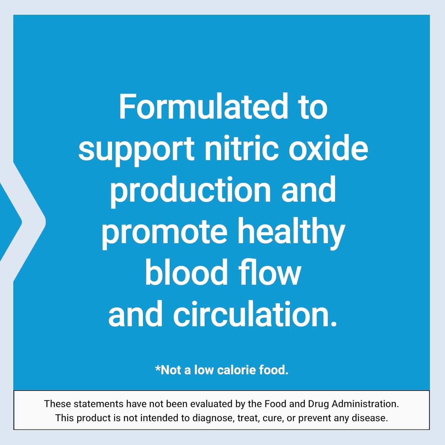 imageLife Extension NitroVasc Boost Blood Flow Supplement Nitric Oxide Support Heart Health Cardiovascular Support Larginine GlutenFree NonGMO Vegetarian 1 Scoop 30 Servings