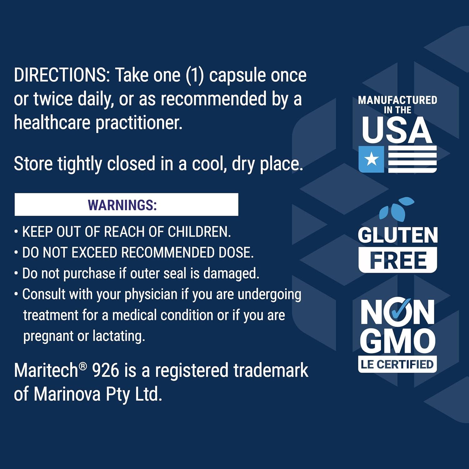 imageLife Extension Optimized Fucoidan with Maritech 926 Promotes Healthy Immune Function GlutenFree NonGMO Vegetarian 60 Capsules