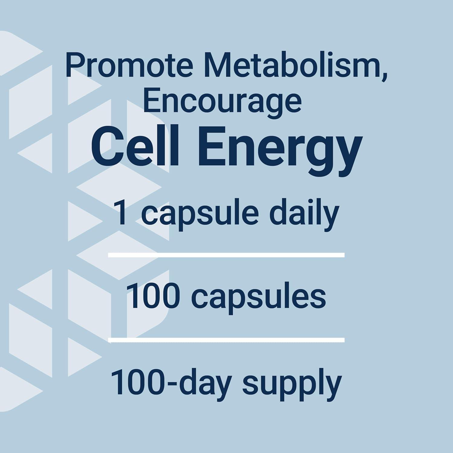 imageLife Extension Pantothenic Acid 500 mg Vitamin B5 Calcium Support Healthy Metabolism Mitochondrial Energy Production GlutenFree NonGMO Vegetarian 100 Capsules