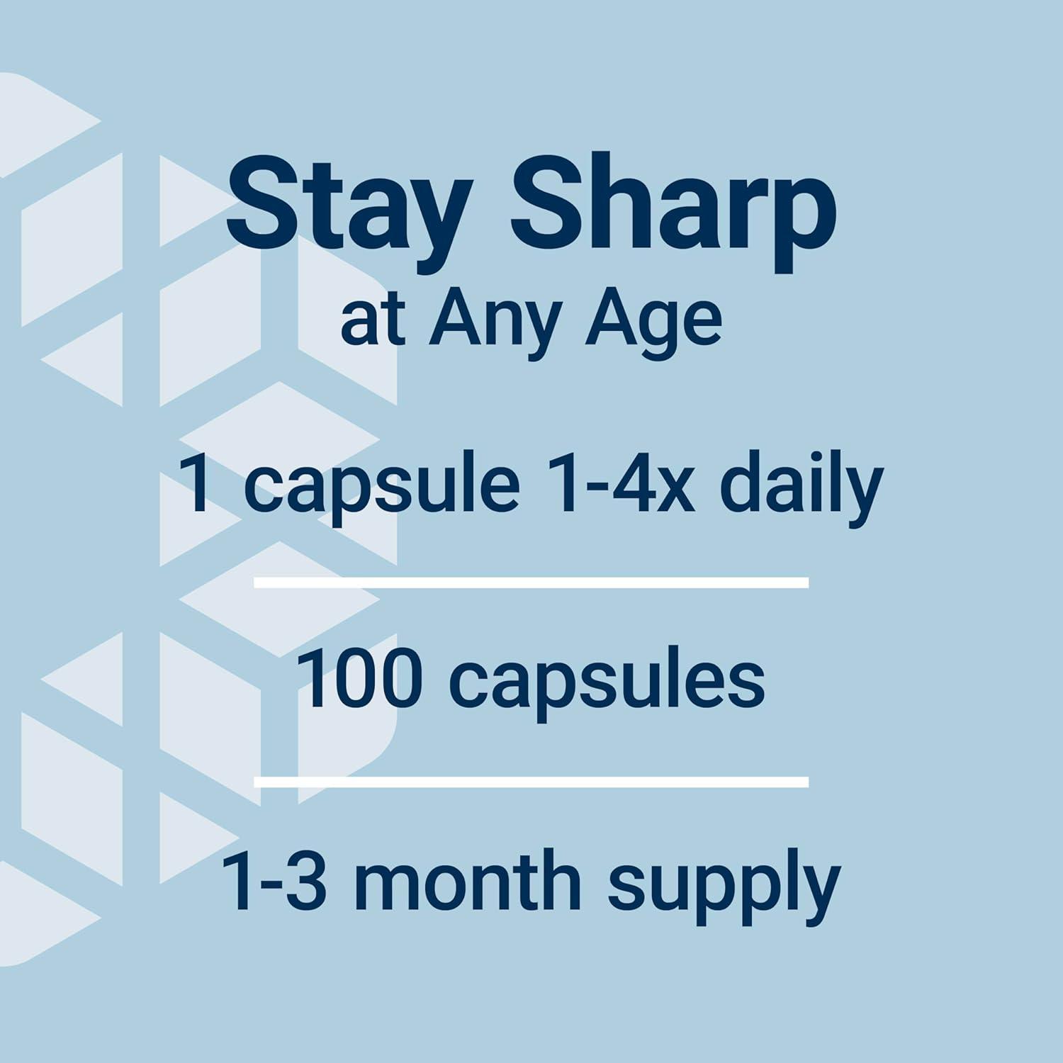 imageLife Extension Pregnenolone neurohormone Promotes Memory Health and Brain Plasticity GlutenFree NonGMO 100 Capsules100 Count Pack of 1