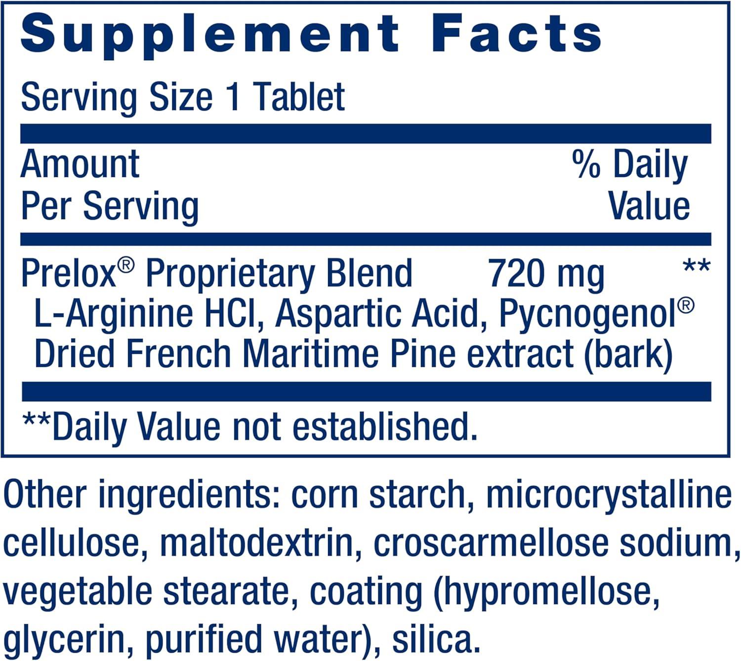 imageLife Extension Prelox Enhanced Sex  French Maritime Pine Bark Extract LArginine  Male Sexual Health Promotes Male Blood Flow  GlutenFree NonGMO  60 Tablets