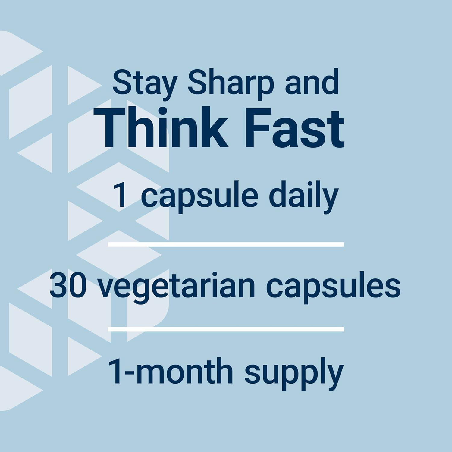 imageLife Extension Quick Brain Nootropic Fast Thinking Learning Concentration Lutein zeaxanthin gotu kola bacopa Gluten Free NonGMO Vegetarian 1 Daily 30 Capsules30 Count Pack of 1