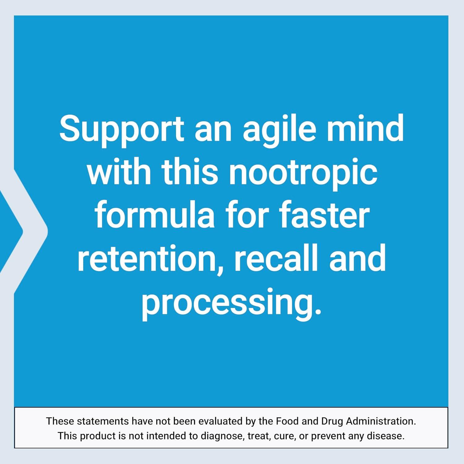 imageLife Extension Quick Brain Nootropic Fast Thinking Learning Concentration Lutein zeaxanthin gotu kola bacopa Gluten Free NonGMO Vegetarian 1 Daily 30 Capsules30 Count Pack of 1