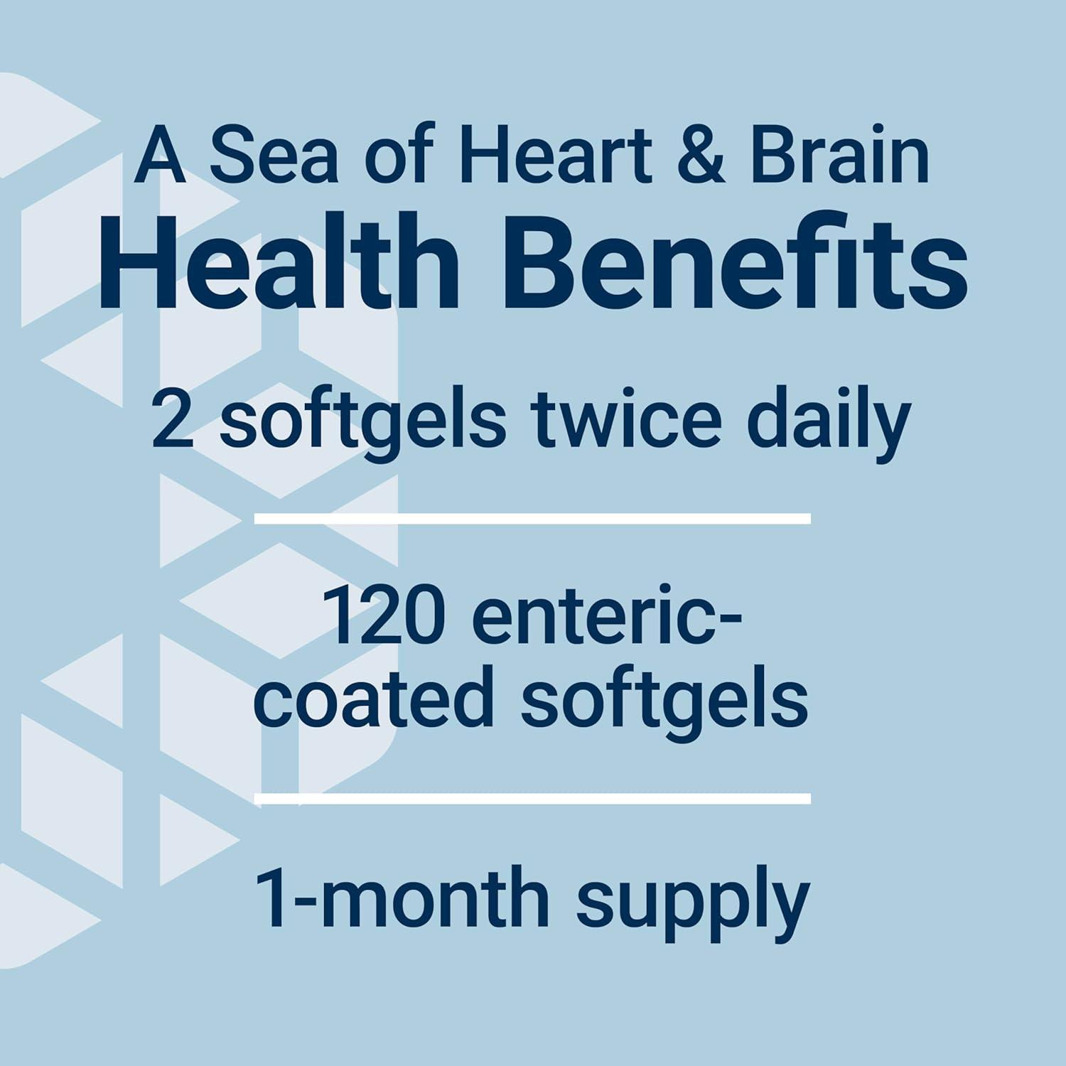 imageLife Extension Super Omega3 EPADHA Fish Oil Sesame Lignans amp Olive Extract  Heart Health Brain Health Inflammation Health Support GlutenFree EntericCoated NonGMO 120 Softgels120 Count Pack of 1