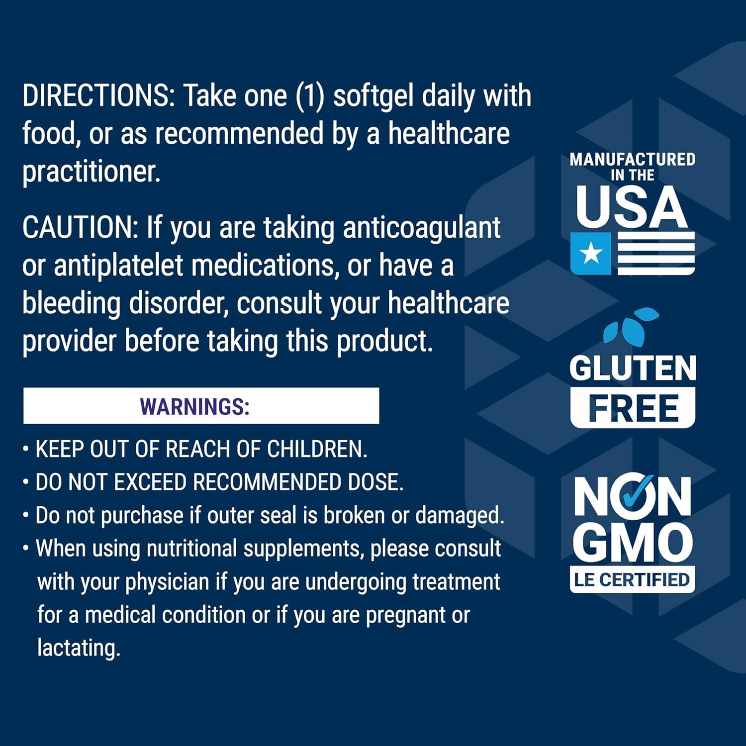 imageLife Extension Super Vitamin E 268 mg 400 IU NonSynthetic Vitamin E Supplement Promotes WholeBody Health GlutenFree NonGMO 90 softgels90 Count Pack of 1