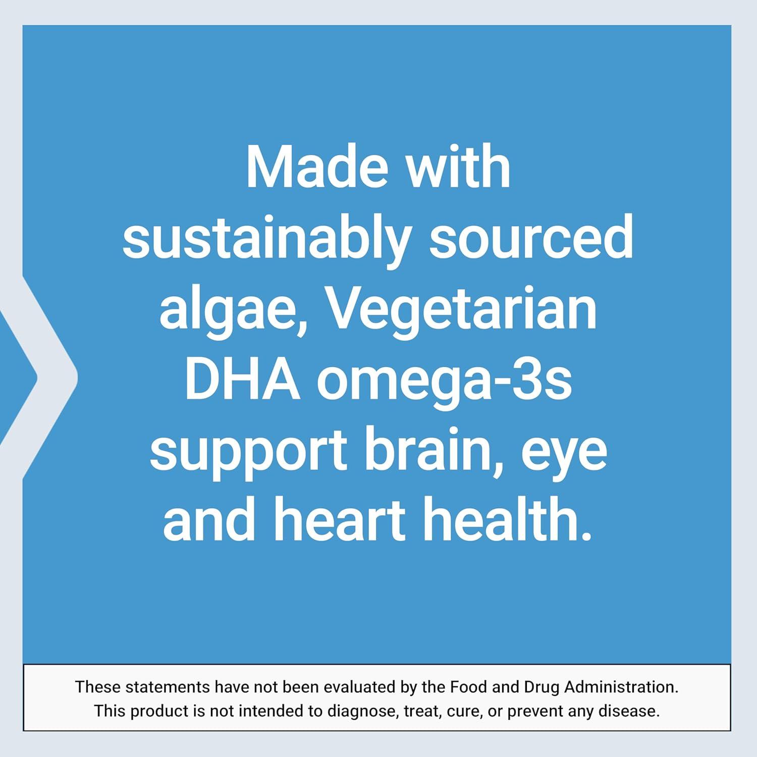 imageLife Extension Vegetarian DHA Omega3 from Algae for cognition Mood amp Eye Health GlutenFree NonGMO Vegan 30 softgels