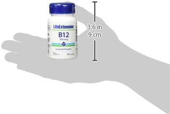 imageLife Extension Vitamin B12 Methylcobalamin Nerve Health Supplement Cognitive Support Energy Vitamin methylcobalamin B12 5 mg QuickDissolving GlutenFree NonGMO Vegetarian 60 lozenges100 Count Pack of 2