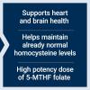 Life Extension High Potency Optimized Folate – L-methylfolate – Folic Acid, 8500 mcg DFE – Heart & Brain Support, Healthy Homocysteine Levels – Gluten-Free, Non-GMO, Vegetarian – 30 Tablets