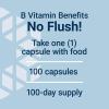Life Extension No Flush Niacin, B3 for Heart Health, Cholesterol & Energy Support, Non-GMO, Gluten-Free, 100 Capsules(100 Count (Pack of 1))