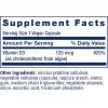 Life Extension Vegan Vitamin D3, 125 mcg (5000 IU), cholecalciferol from Algae, high-Potency Immune, Bone & Whole-Body Health, Gluten-Free, Non-GMO, 1 Daily, Vegan, 60 Vegan Capsules(Capsules)