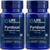 Life Extension Pyridoxal 5′-Phosphate Caps—Vitamin B6, 100 mg, Bioactive B6 for Cardiovascular, Kidney & Nerve Health—Gluten-Free, Non-GMO, Vegetarian—60 Vegetarian Capsules(90 Count (Pack of 2))