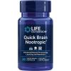 Life Extension Quick Brain Nootropic, Fast Thinking, Learning, Concentration, Lutein, zeaxanthin, gotu kola, bacopa, Gluten Free, Non-GMO, Vegetarian, 1 Daily, 30 Capsules(30 Count (Pack of 1))