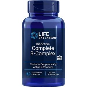 Life Extension Complete B-Complex Vegetarian Capsules, 60 Count