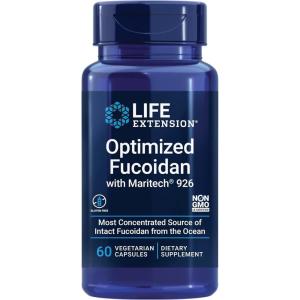 Life Extension Optimized Fucoidan with Maritech® 926, Promotes Healthy Immune Function, Gluten-Free, Non-GMO, Vegetarian, 60 Capsules